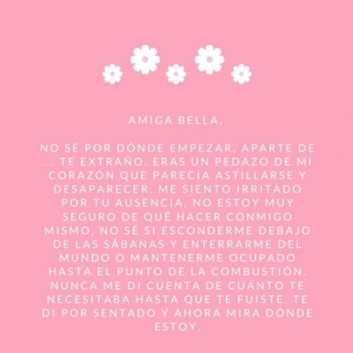 Cartas De Amor Para Una Amiga Cartas Bonitas Para Amigas 8555