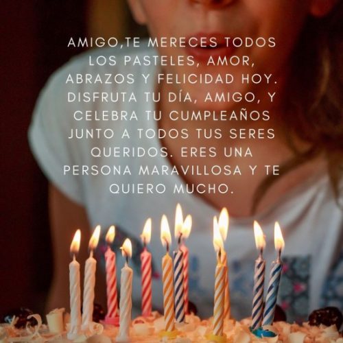 Carta de feliz cumpleaños para mi mejor amigo